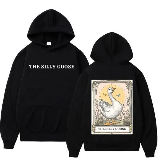 "The Silly Goose" Tarot Card Aesthetic Hoodie